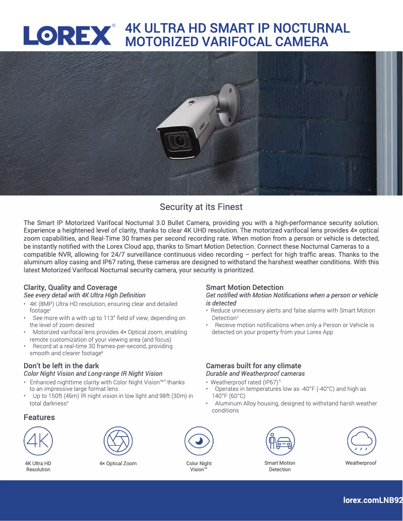 Imagen de la primera página del manual del dispositivo LNB9292