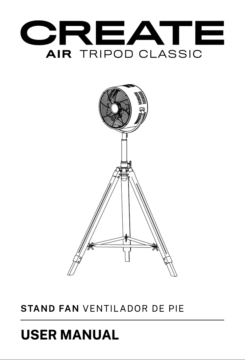 Imagen de la primera página del manual del dispositivo AIR TRIPOD CLASSIC