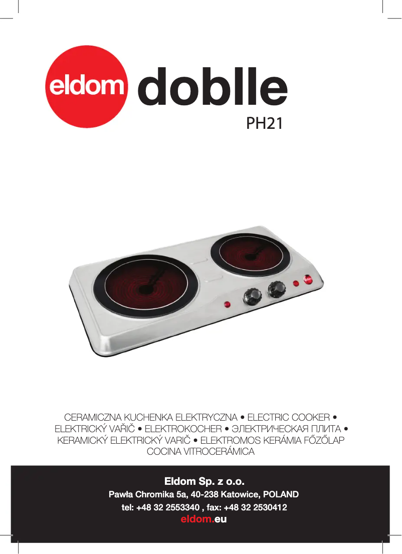 Imagen de la primera página del manual del dispositivo Doblle PH21