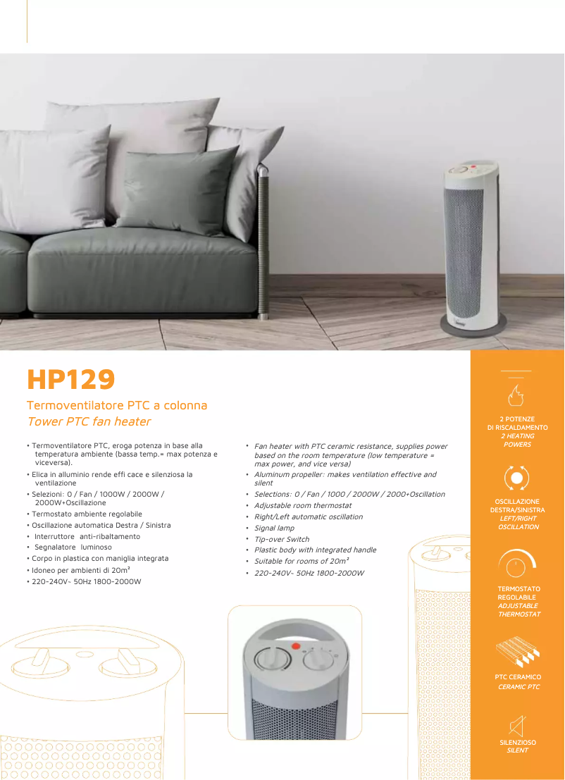 Imagen de la primera página del manual del dispositivo HP129