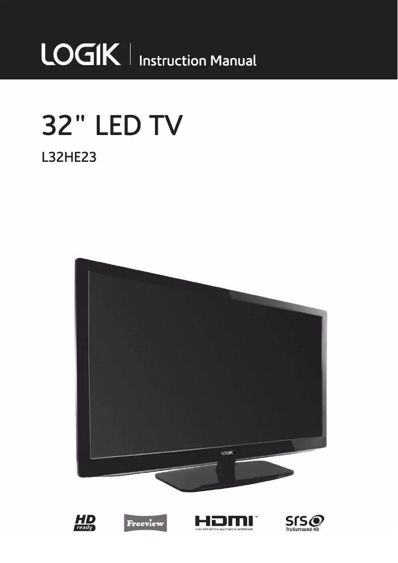 Imagen de la primera página del manual del dispositivo L32HE23