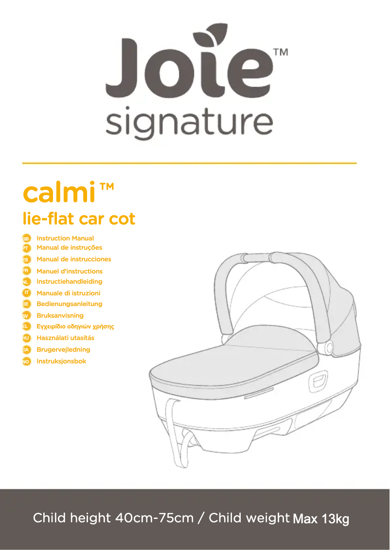 Imagen de la primera página del manual del dispositivo Calmi