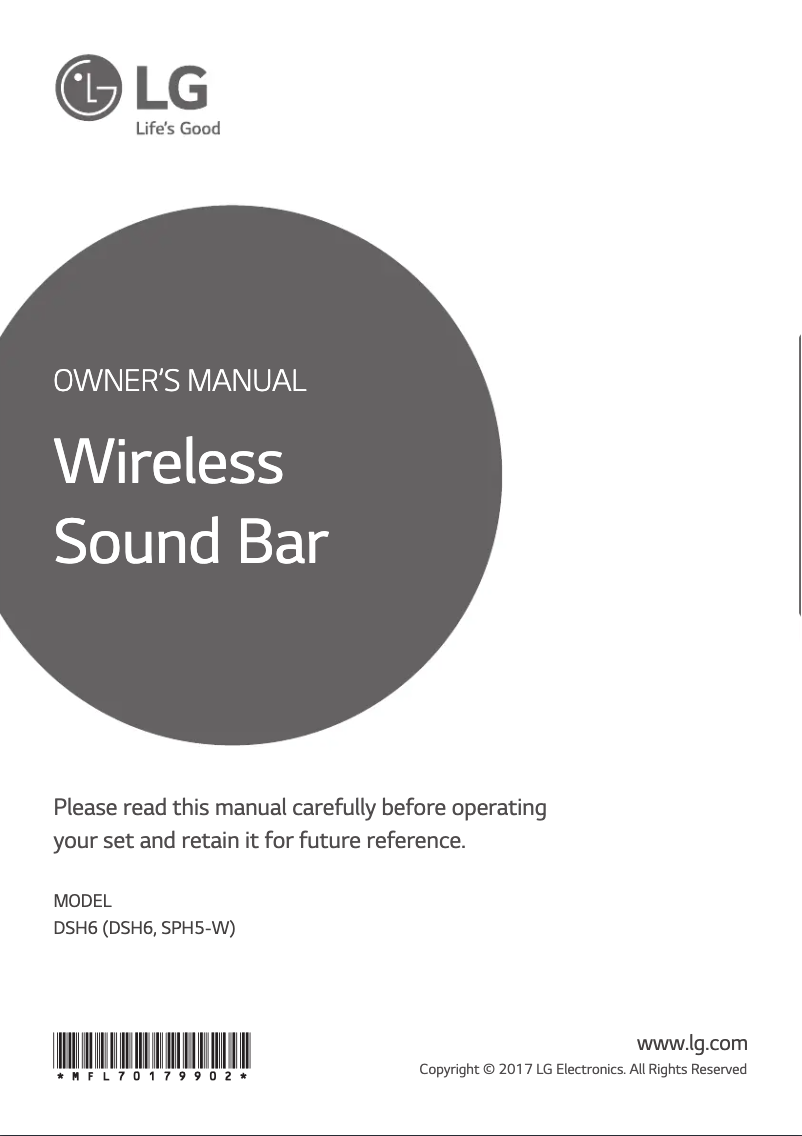 Página nº 1 - Manual de usuario LG DSH6