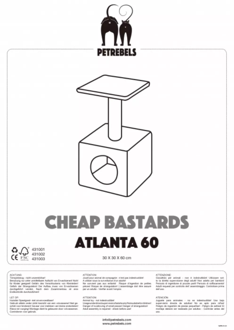 Imagen de la primera página del manual del dispositivo Atlanta 60