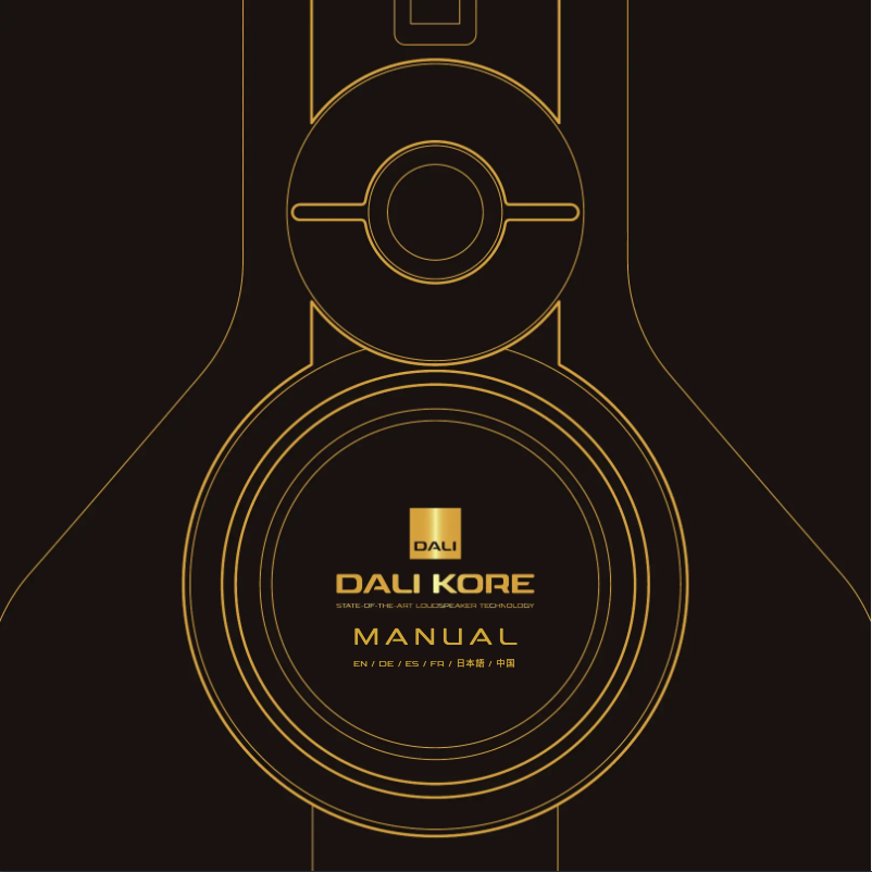 Página 1 del manual Manual de usuario Dali KORE
