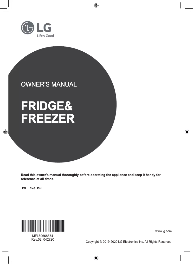 Página nº 1 - Manual de usuario LG GS-Q6278NS