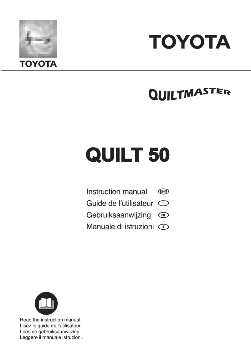 Imagen de la primera página del manual del dispositivo Quilt50