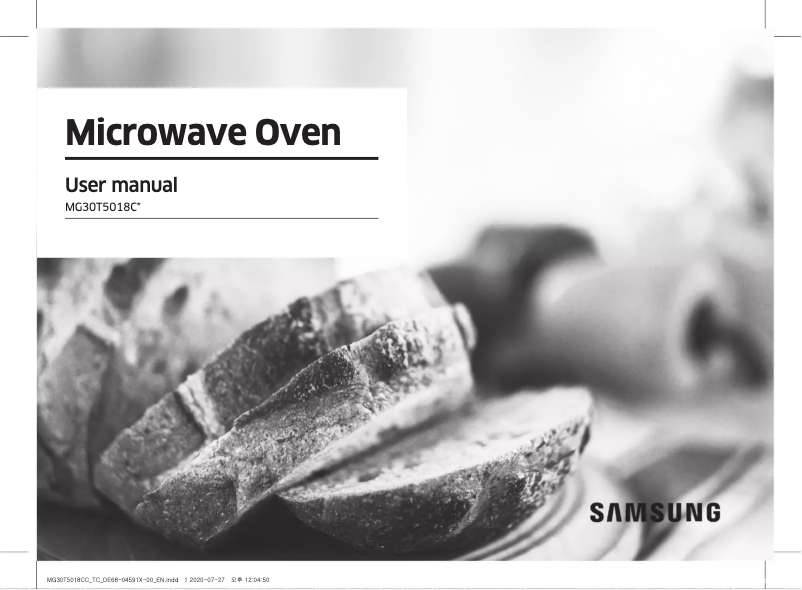 Página 1 del manual Manual de usuario Samsung MG30T5018CC