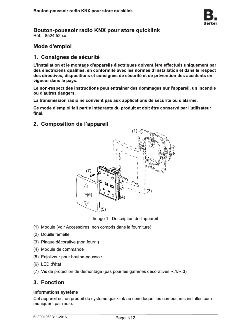 Imagen de la primera página del manual del dispositivo 85245229
