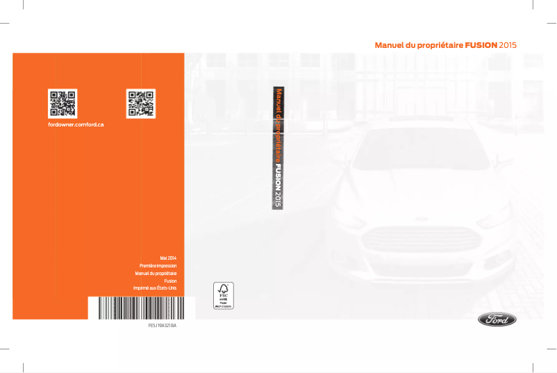 Imagen de la primera página del manual del dispositivo Fusion (2015)