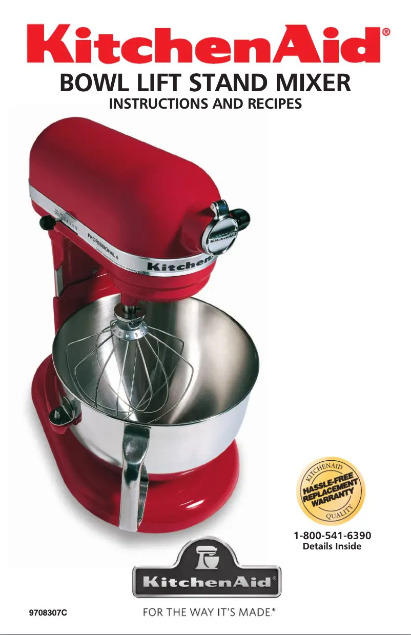 Página nº 1 - Manual de usuario KitchenAid Professional KP26N9XWH