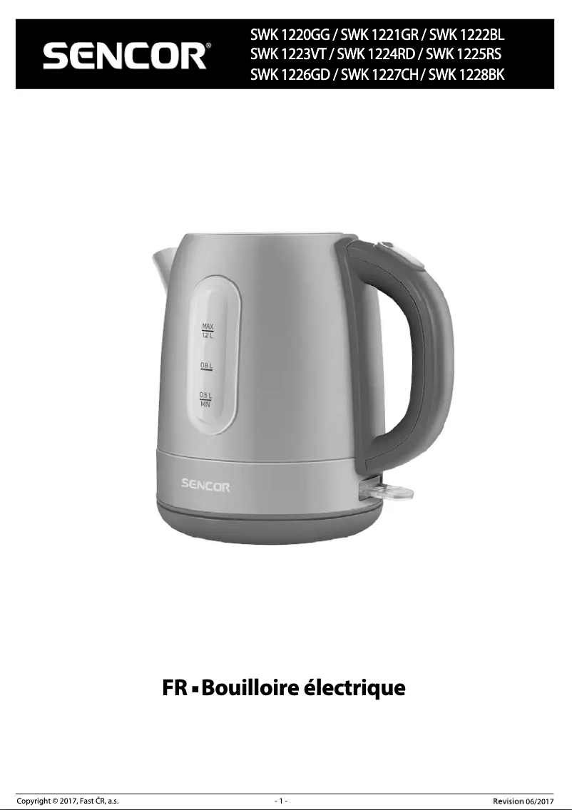 Imagen de la primera página del manual del dispositivo SWK 1220GG