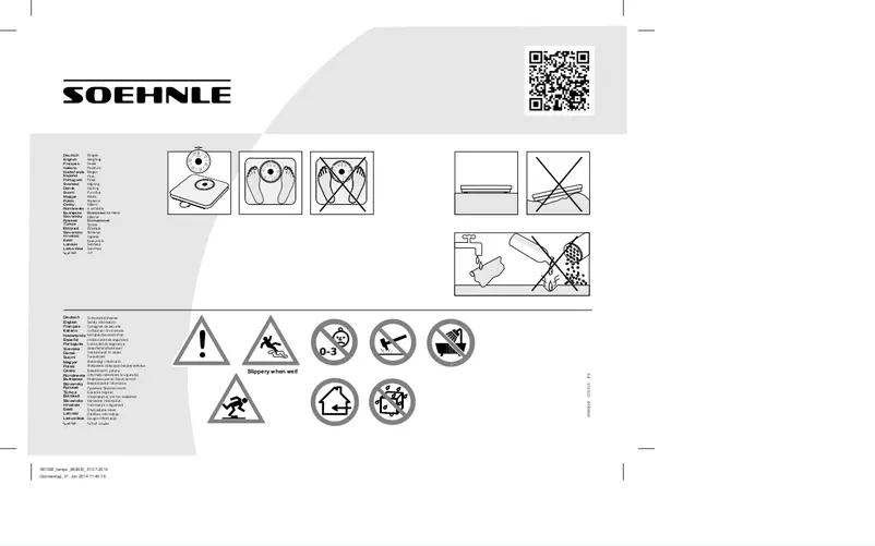 Página 1 del manual Manual de usuario Soehnle Tempo