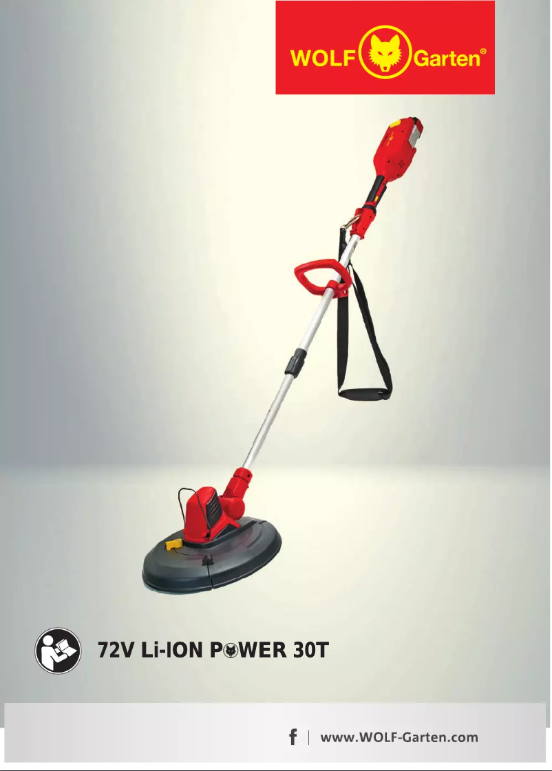 Página 1 del manual Manual de usuario Wolf Garten PWR 30T