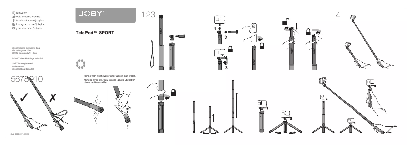Imagen de la primera página del manual del dispositivo TelePod SPORT
