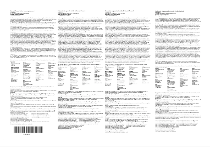 Imagen de la primera página del manual del dispositivo Scanjet 7650