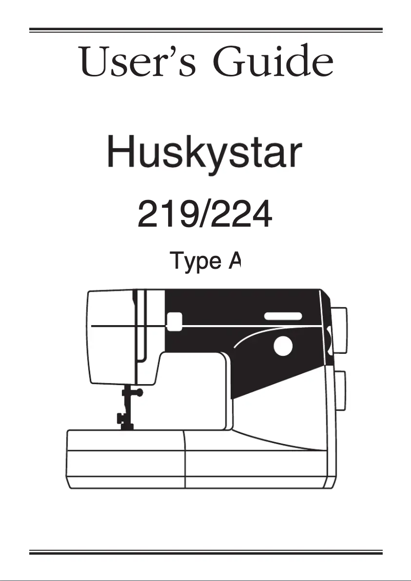 Página 1 del manual Manual de usuario Husqvarna Huskystar 219