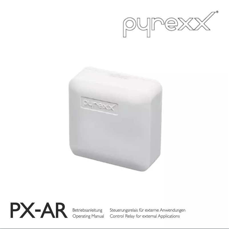 Página 1 del manual Manual de usuario Pyrexx PX-AR