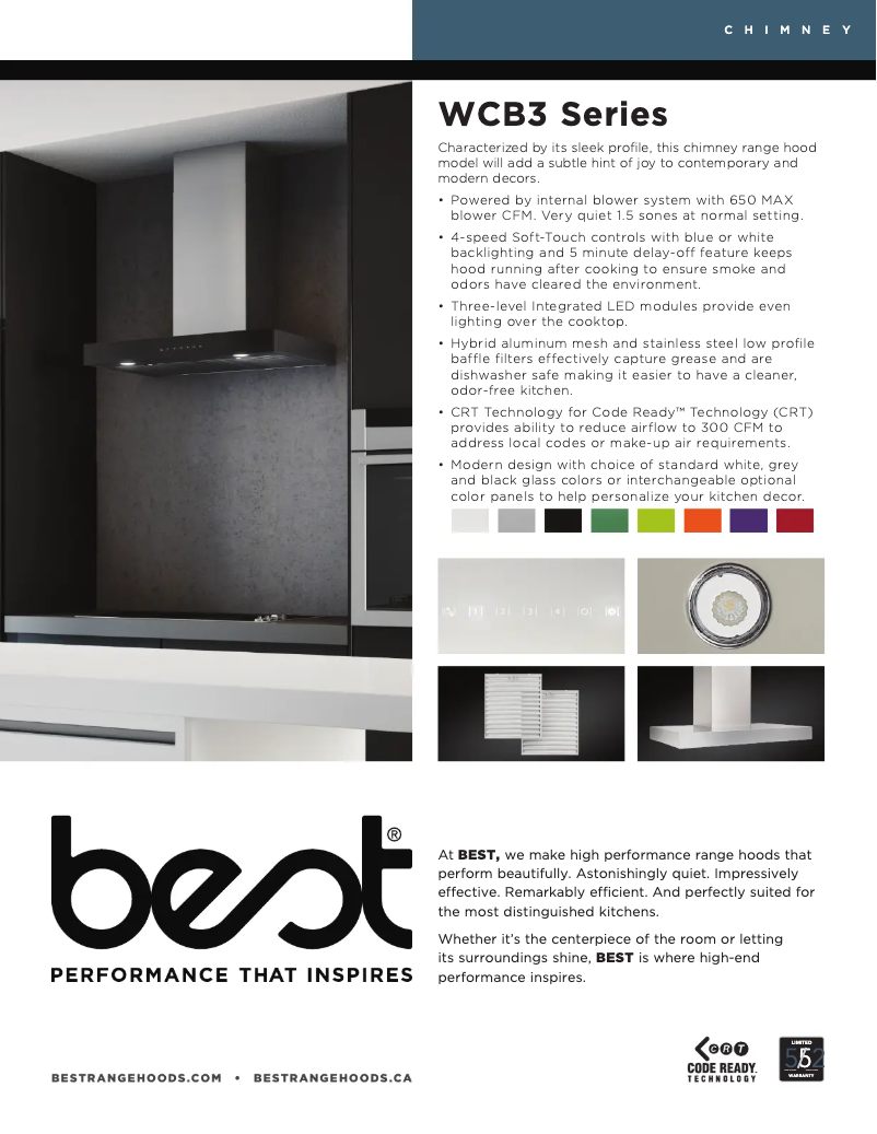 Imagen de la primera página del manual del dispositivo WCB3I30SBS