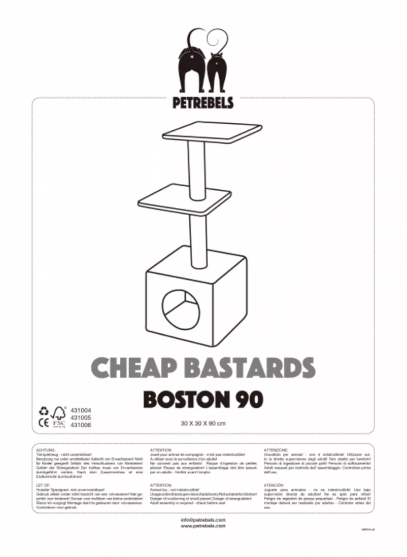 Imagen de la primera página del manual del dispositivo Boston 90
