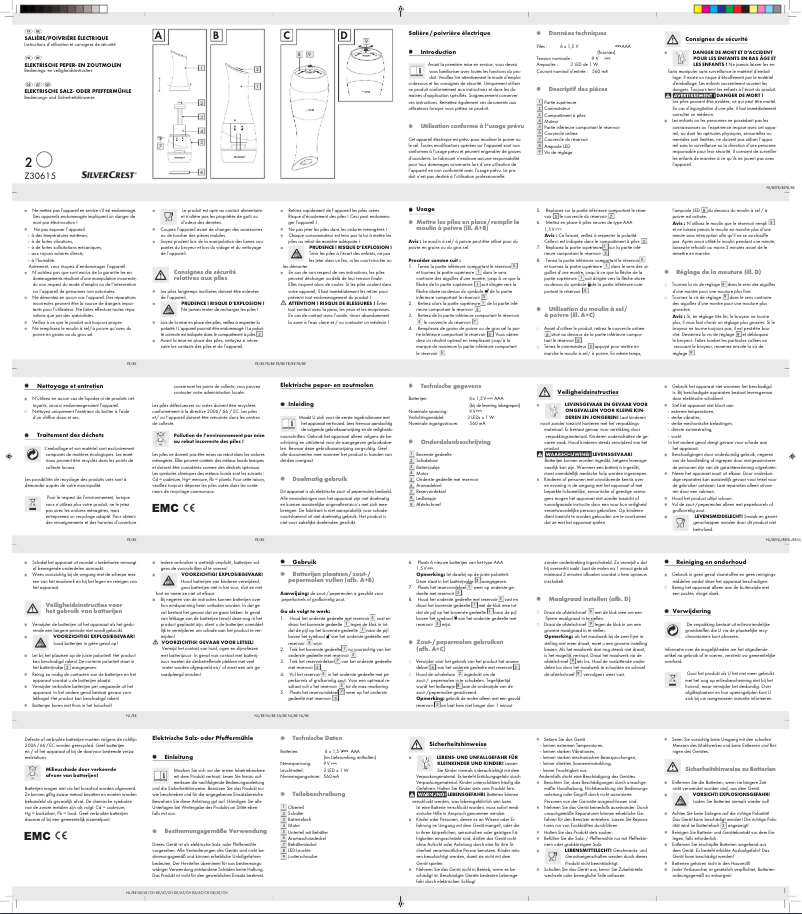 Imagen de la primera página del manual del dispositivo Z30615