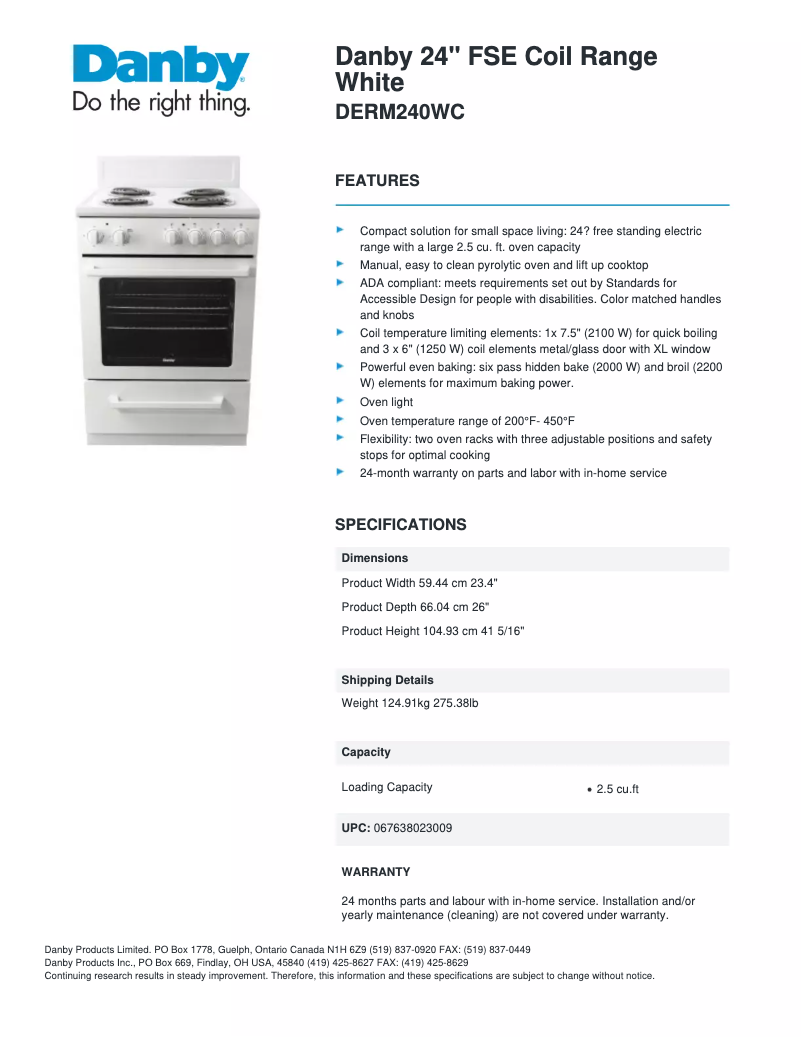 Imagen de la primera página del manual del dispositivo DERM240WC