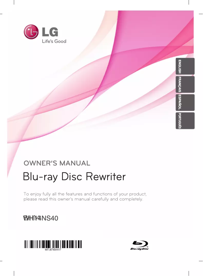 Imagen de la primera página del manual del dispositivo WH14NS40