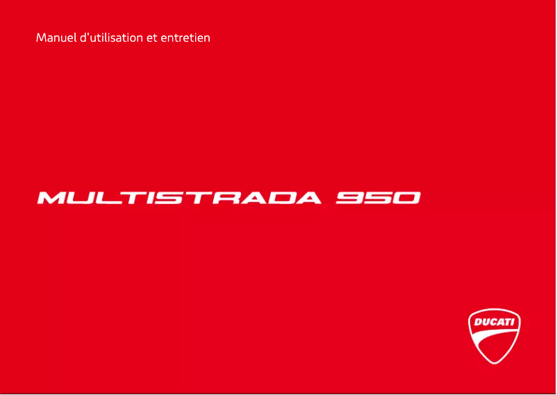 Página 1 del manual Manual de usuario Ducati Multistrada 950 (2019)