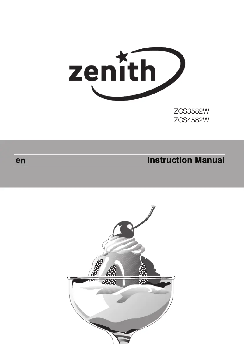 Página 1 del manual Manual de usuario Zenith ZCS4582W