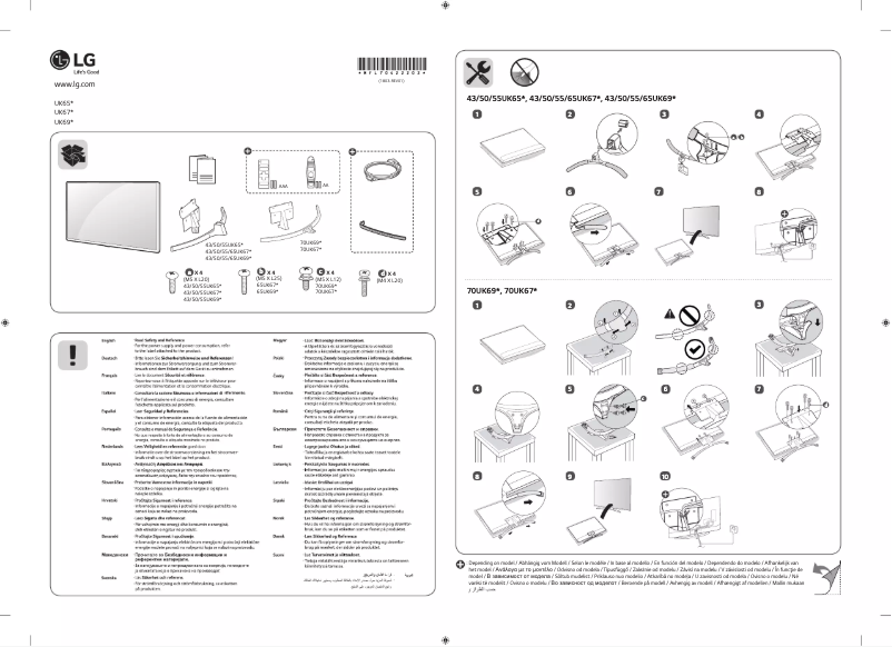 Página nº 1 - Manual de usuario LG 55UK6950PLB