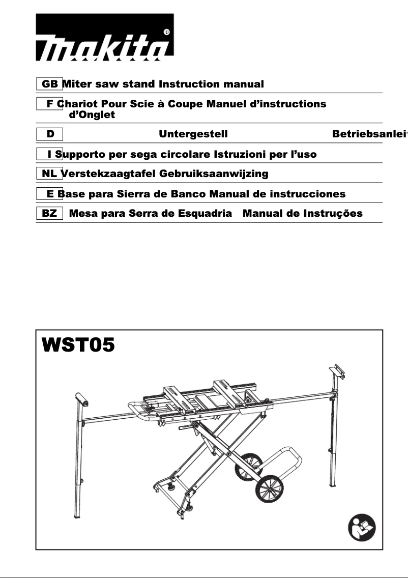 Página 1 del manual Manual de usuario Makita DEAWST05