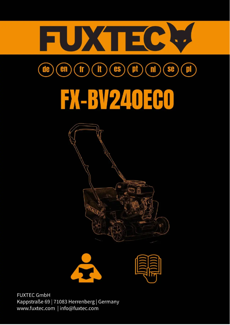 Imagen de la primera página del manual del dispositivo FX-BV240 ECO