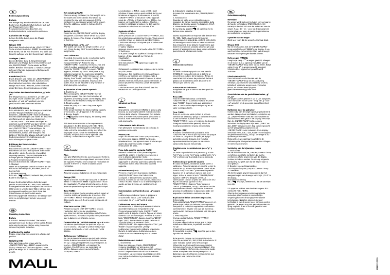 Imagen de la primera página del manual del dispositivo Oval