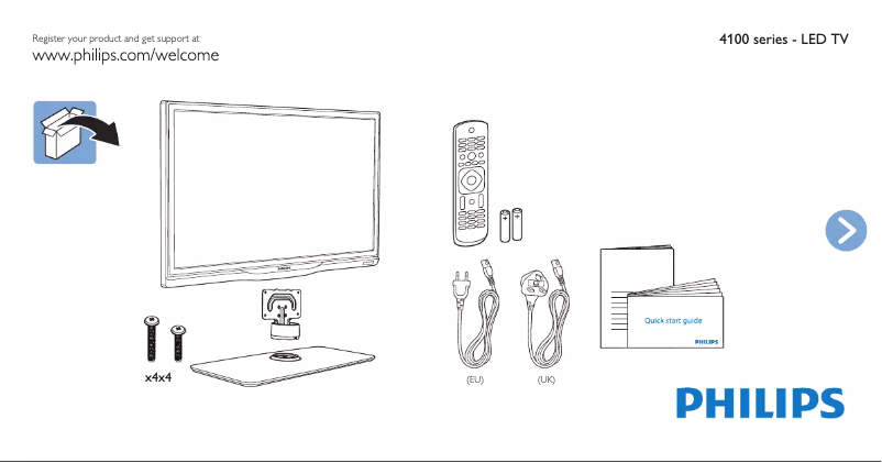 Imagen de la primera página del manual del dispositivo 28PHH4109