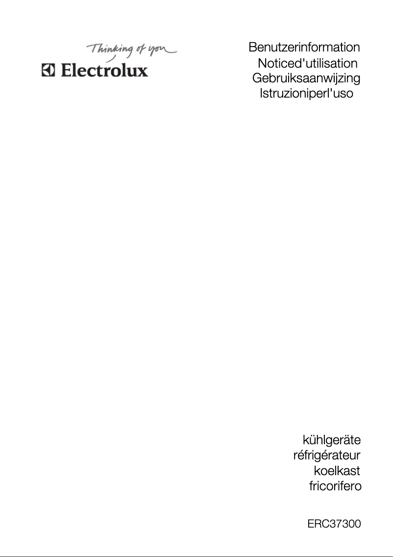 Imagen de la primera página del manual del dispositivo ERC37300 S