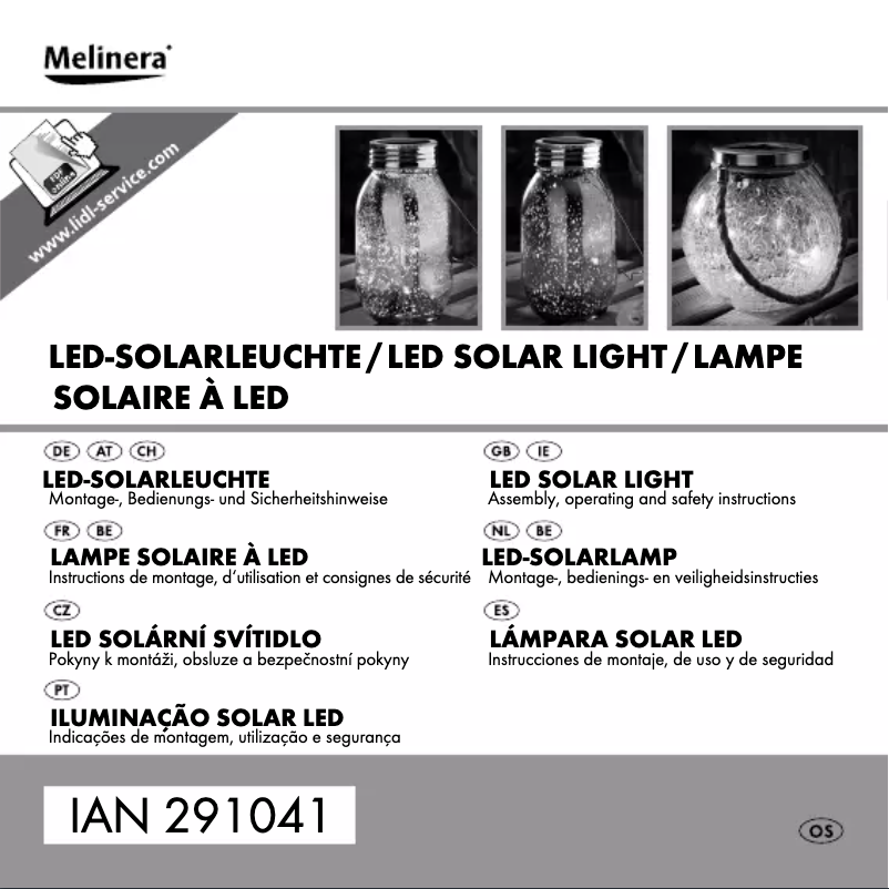 Página 1 del manual Manual de usuario Melinera IAN 291041
