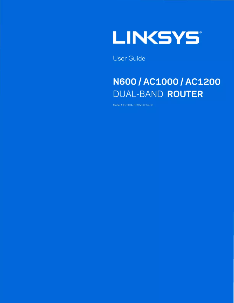 Página nº 1 - Manual de usuario Linksys E5400