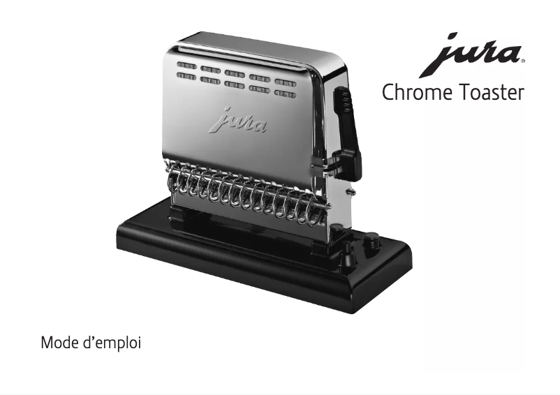 Imagen de la primera página del manual del dispositivo ChromeToaster 150