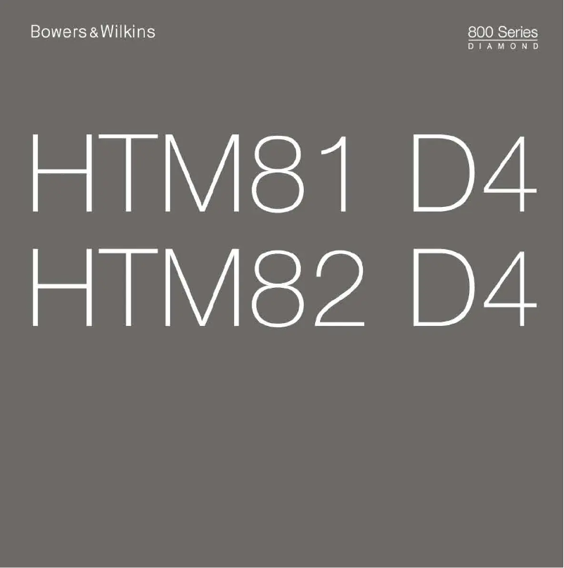 Imagen de la primera página del manual del dispositivo HTM81 D4