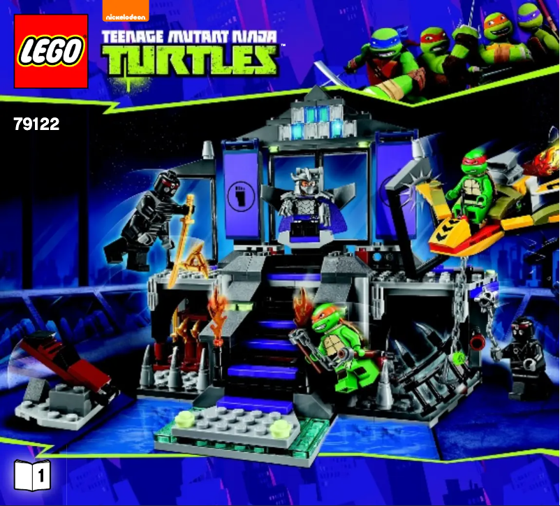 Página 1 del manual Manual de usuario Lego Ninja Turtles 79122