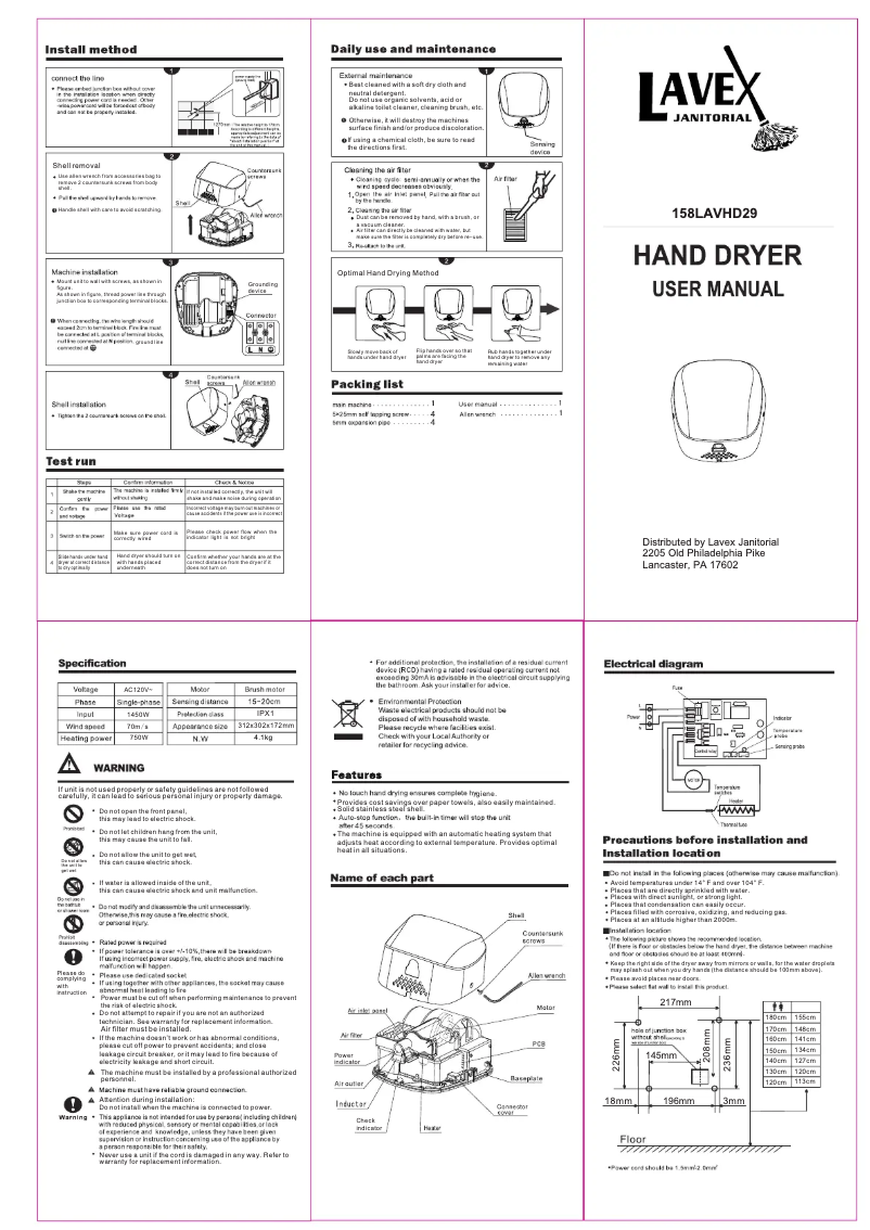 Imagen de la primera página del manual del dispositivo 158LAVHD29