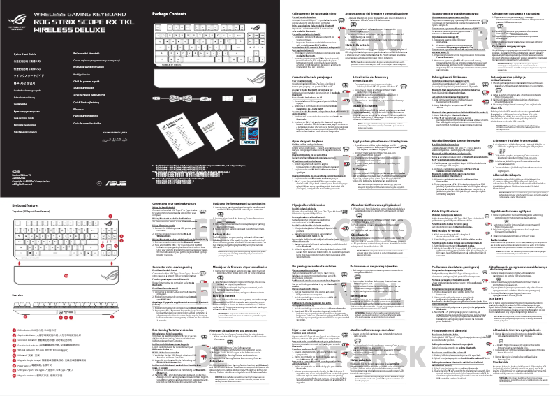 Página 1 del manual Manual de usuario Asus ROG Strix Scope RX TKL