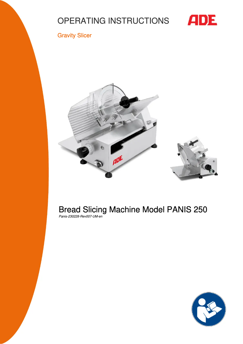 Página 1 del manual Manual de usuario ADE Panis-230228