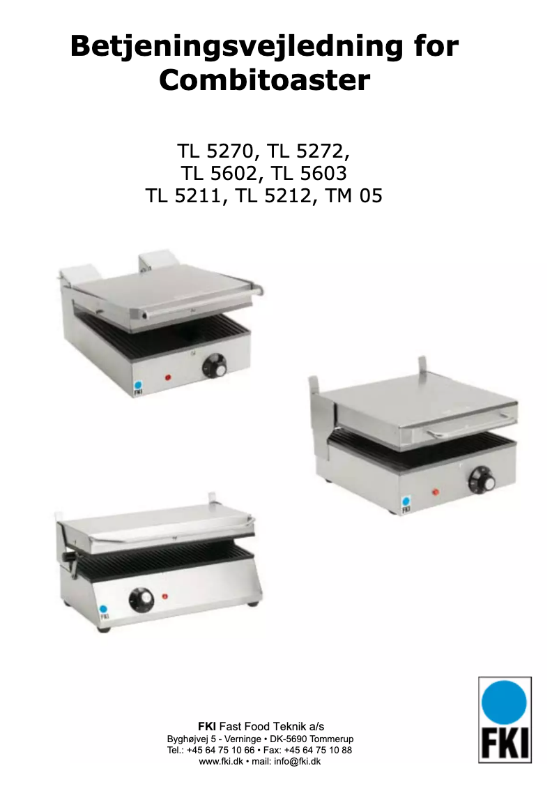 Página 1 del manual Manual de usuario FKI TL 5270