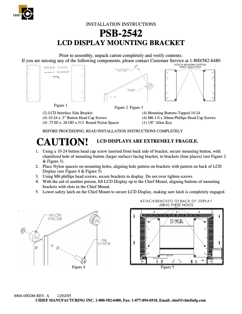 Imagen de la primera página del manual del dispositivo PSS2542B