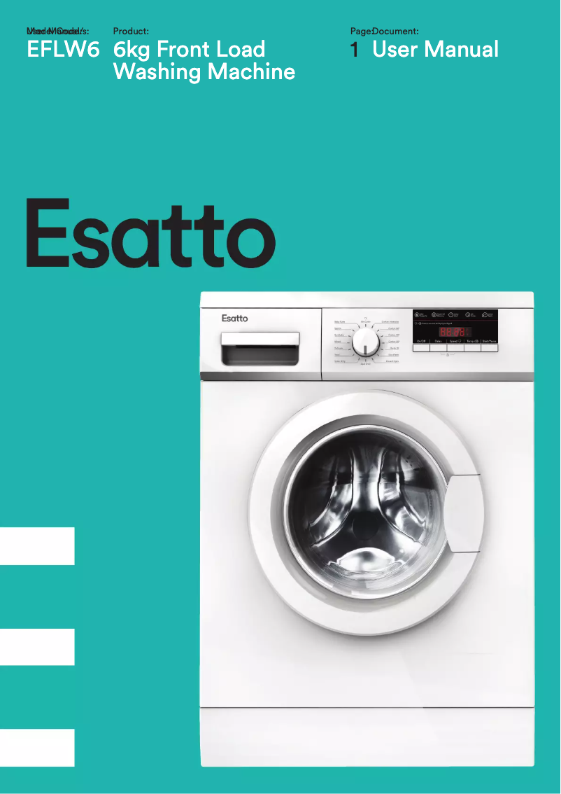 Imagen de la primera página del manual del dispositivo EFLW6