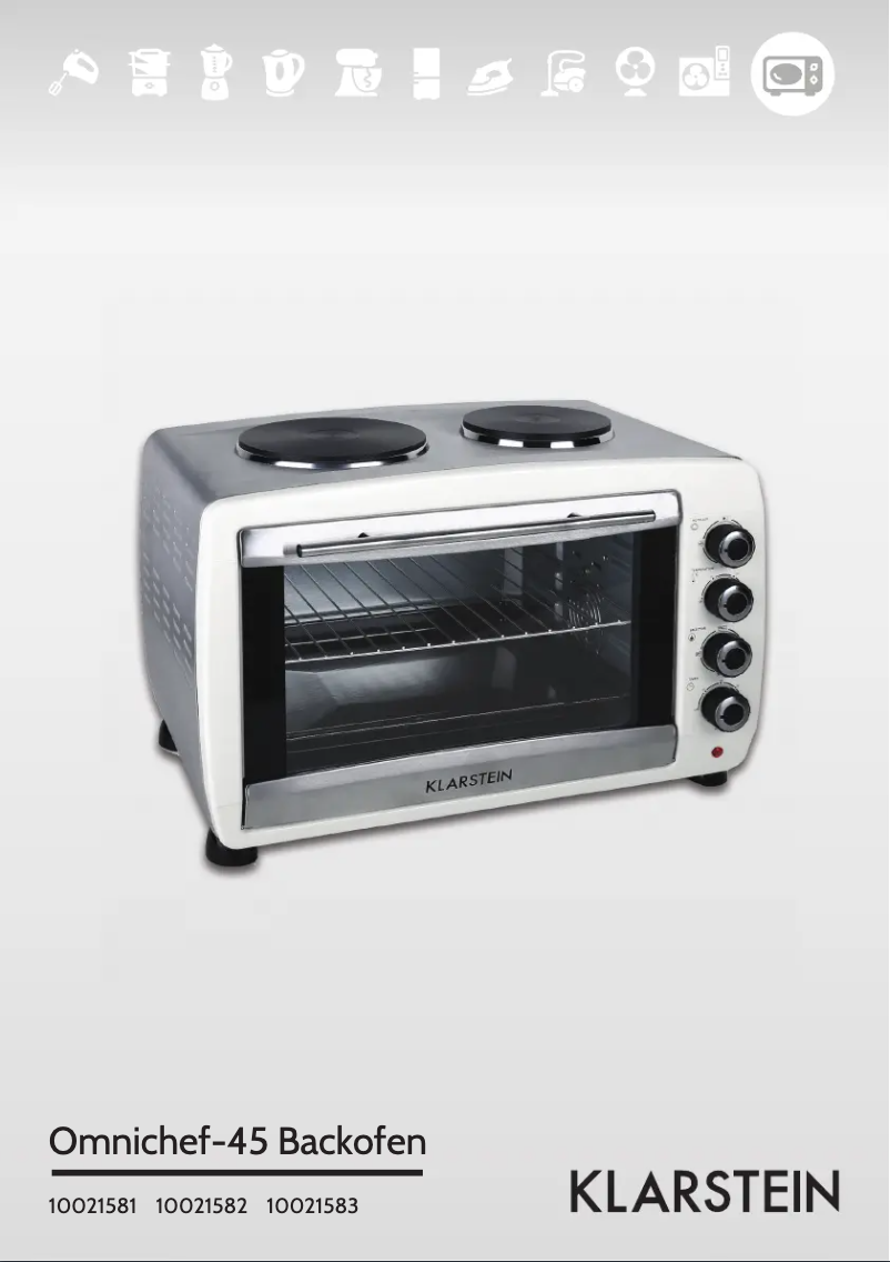 Página 1 del manual Manual de usuario Klarstein Omnichef 45