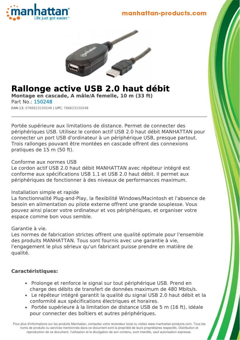 Página nº 1 - Ficha técnica Manhattan 150248