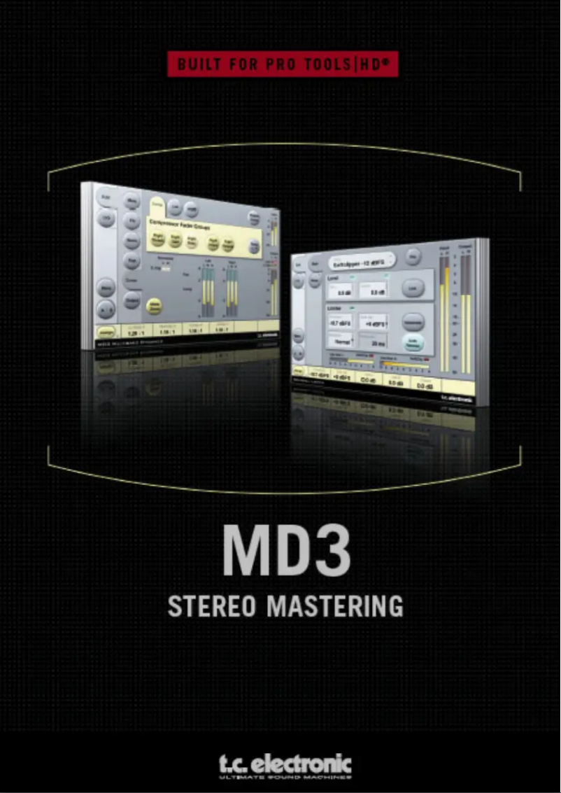 Página 1 del manual Manual de usuario TC Electronic MD3