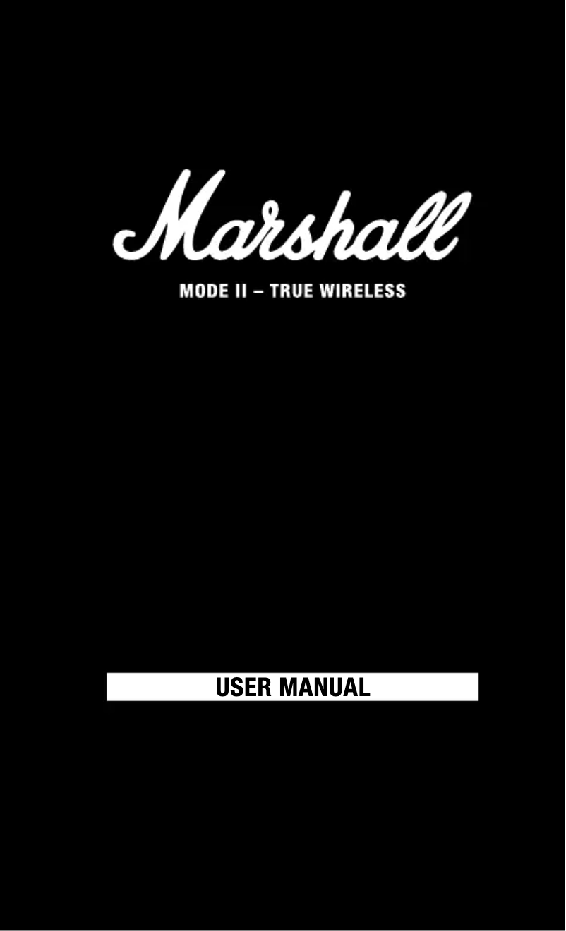 Página 1 del manual Manual de usuario Marshall Mode II